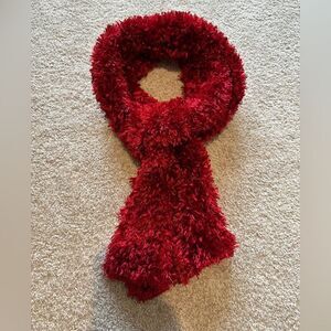 Women’s scarves one red one brown